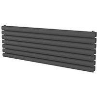 Ximax Fortuna Duplex Horizontal Designer Radiator 410 x 1200mm Anthracite 3034BTU (908GL)