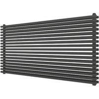 Ximax Gamba Duplex Matt Anthracite Horizontal Designer Radiator, (W)1200mm X (H)610mm