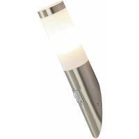 Globo Boston Led Stainless Steel Ip44 Wall Light With Sensor