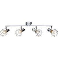 Globo Moving spotlights - 4-bulb ceiling light Daiva