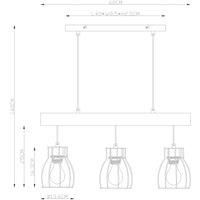Globo Mina 15326-3N Pendant Light on Cord 3X E27/40W/230V