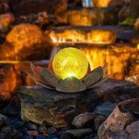 Globo 33655 LED solar light, flower, 22 cm