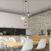 Globo Normy pendant light, 3-bulb, 55 cm