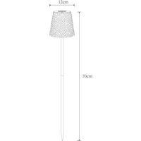 Globo 36562 solar ground spike light, IP44, copper