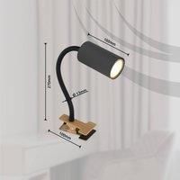 Globo Robby clip-on spotlight with a flexible arm
