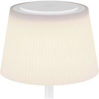 Globo Gregoir LED table lamp, matt white, height 38 cm, CCT