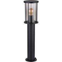 Globo Gracey pillar light, height 60 cm, black, stainless steel, IP54
