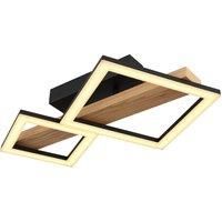 Globo Dustin LED ceiling light, 2-bulb
