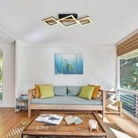 Globo Dustin LED ceiling light, 3-bulb