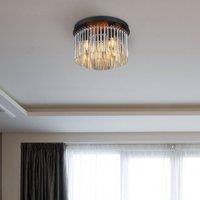 Globo Gorley ceiling light with glass elements 32cm