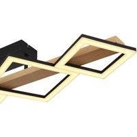 Globo Dustin LED ceiling light, 4-bulb