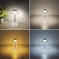 Globo LED table lamp Gixi, silver-coloured, height 25 cm, CCT