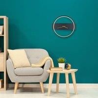 Globo Sussy LED wall lamp with clock black 32 cm wide