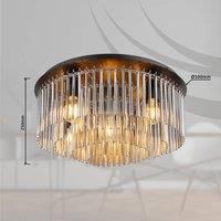 Globo Gorley ceiling light with glass elements 50cm