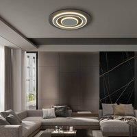 Globo Jayden LED ceiling lamp, 48 cm, anthracite/grey, metal