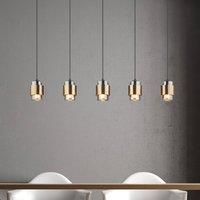 Globo Milley hanging light, 5-bulb, 105 cm long