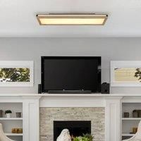 Globo Karla LED ceiling light rectangular, length 80cm
