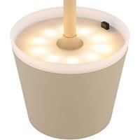 Globo 36637S solar table lamp, IP44, sand