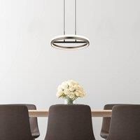 Globo Della LED hanging light, 40 cm, dark grey, metal