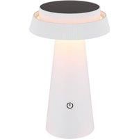 Globo LED table lamp 36624, white, rechargeable battery, CCT, IP54, dimmable