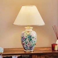 austrolux KOLARZ Giardino Panse - floral table lamp, 30 cm