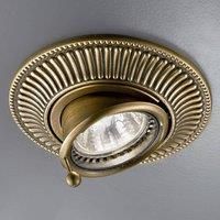 KOLARZ Milord recessed light, antique brass