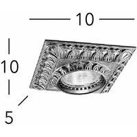 KOLARZ Milady downlight, chrome-coloured, length 10 cm