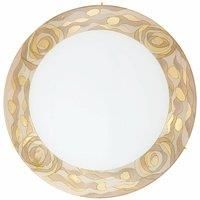 KOLARZ Serena ceiling lamp, cream-coloured, 40 cm, metal/glass