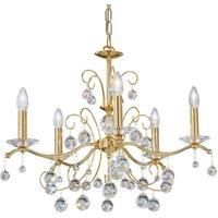 Kolarz Carmen II chandelier 65 cm gold/crystal
