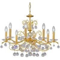 Kolarz - 8 Lights Chandelier Carmen 2 24 Carat Gold Crystal Polished Finish - 3234.88.3.KOT