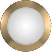 austrolux by Kolarz Moon Leaf wall lamp, gold, 40 cm