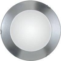 austrolux by Kolarz Moon Leaf wall lamp, silver, 40 cm