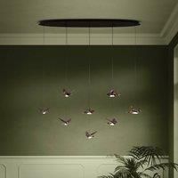 EGLO Stars Of Light LED hanging light Paratebueno black 8-bulb