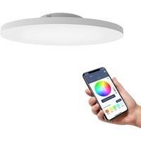 EGLO connect.z Smart Home LED ceiling light Turcona-Z, Ø 24 inches, Zigbee lighting, app and voice control, white tunable lights (warm - cool white), RGB, dimmable