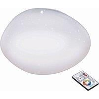 EGLO connect.z Smart Home LED star ceiling light Sileras-Z, Zigbee lighting, app and voice control, white tunable lights (warm - cool white), RGB, dimmable, Ø 17 inches