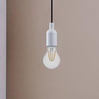 EGLO LED filament light bulb, standard E27 Edison lamp for retro lighting, 4 watt (equivalent to 32 watt), 350 lumen, warm white glow, 2700 Kelvin, A60, Ø 2.4"