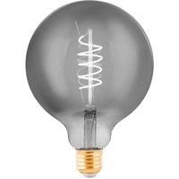 EGLO LED globe E27 G125 4W filament transparent black