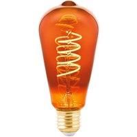EGLO LED bulb ST64 E27 4 W 2,000 K filament copper