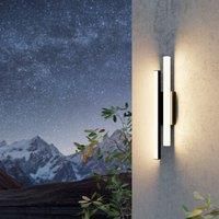 EGLO Serricella LED outdoor wall light, black