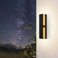 EGLO Costorio LED outdoor wall light, indirect, black