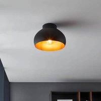 Eglo Mogano 2 Domed Copper Semi-flush Ceiling Light