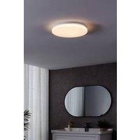 EGLO Frania-S 31cm Rounded Crystal Effect Wall and Ceiling Light