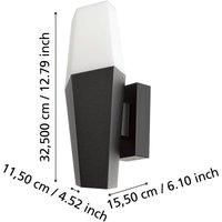 EGLO Farindola outdoor wall light in black/white