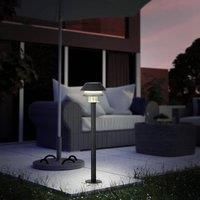 EGLO Chiappera path light with a double lampshade