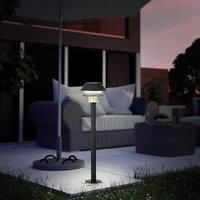 EGLO Chiappera path light with a double lampshade