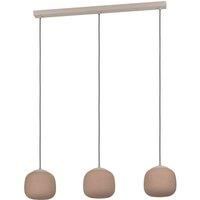 EGLO Cominio Two Toned Satin Glass 3-light Pendant