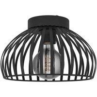 EGLO Mogano 3 Wireframe Black Flush Ceiling Light £: 28 Cm