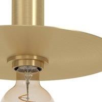 EGLO Escandell floor lamp in brushed brass