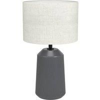 EGLO Jerantut Neutral Printed Canvas With Painted Vases