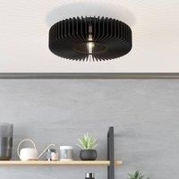 EGLO Palombaia ceiling lamp with a fan look, black